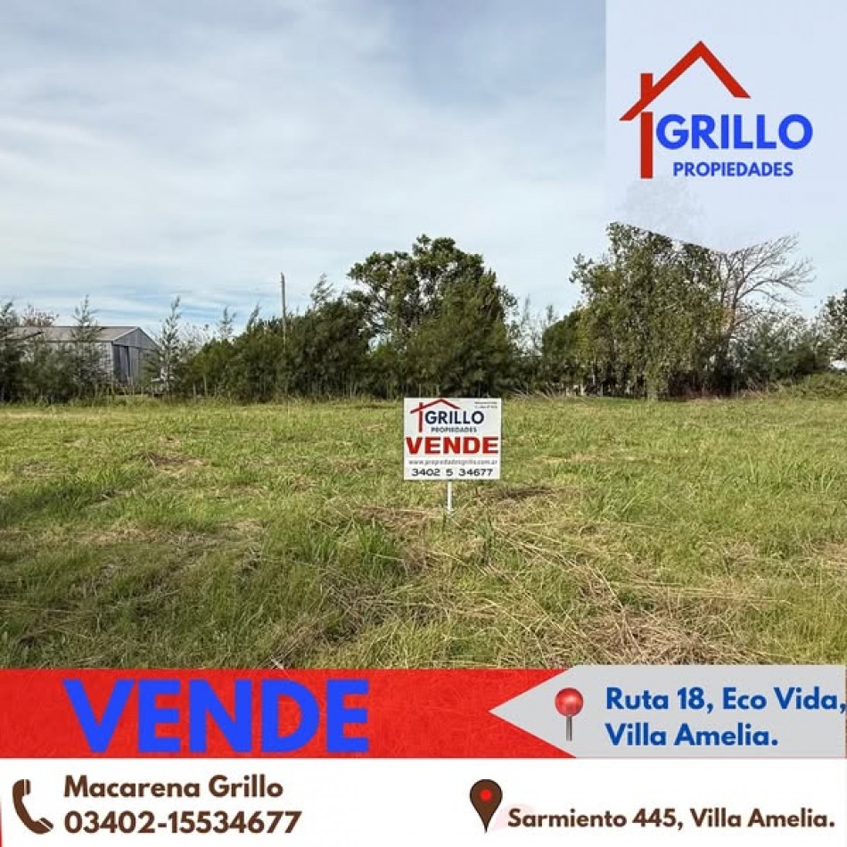 LOTE DE TERRENO VILLA AMELIA ECO VIDA