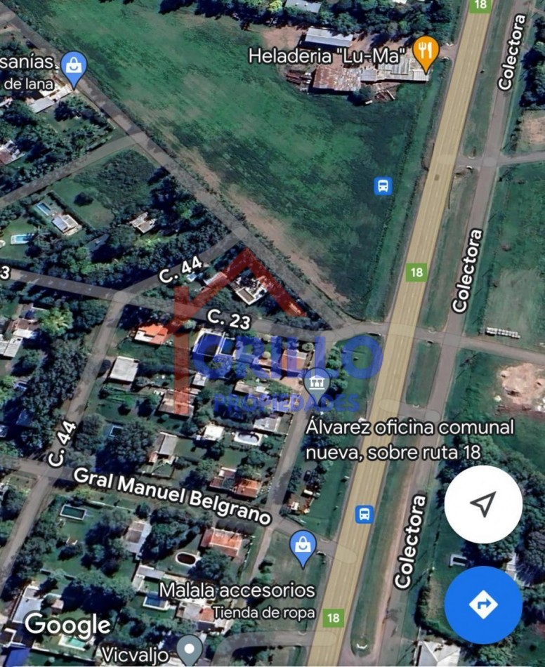 lote de terreno Los Pinos 2  -Alvarez- 