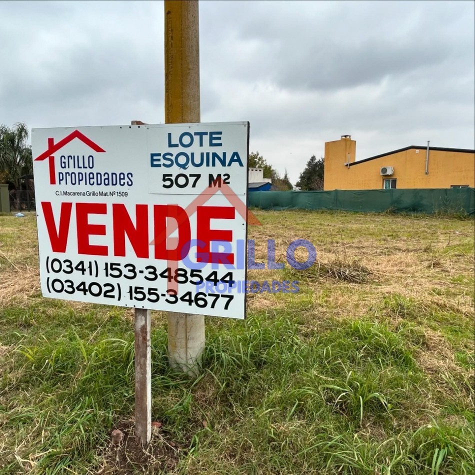 Lote en Esquina -Villa Amelia-
